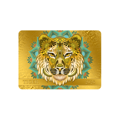 Tiger Spirit Animals Collection 1/200 Oz Gold Coin 2026