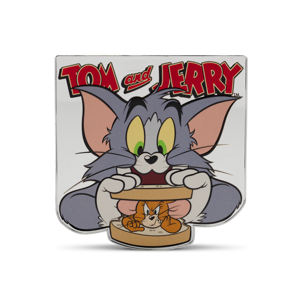 Tom and Jerry™ 85th Anniversary 5 Oz Silver Coin