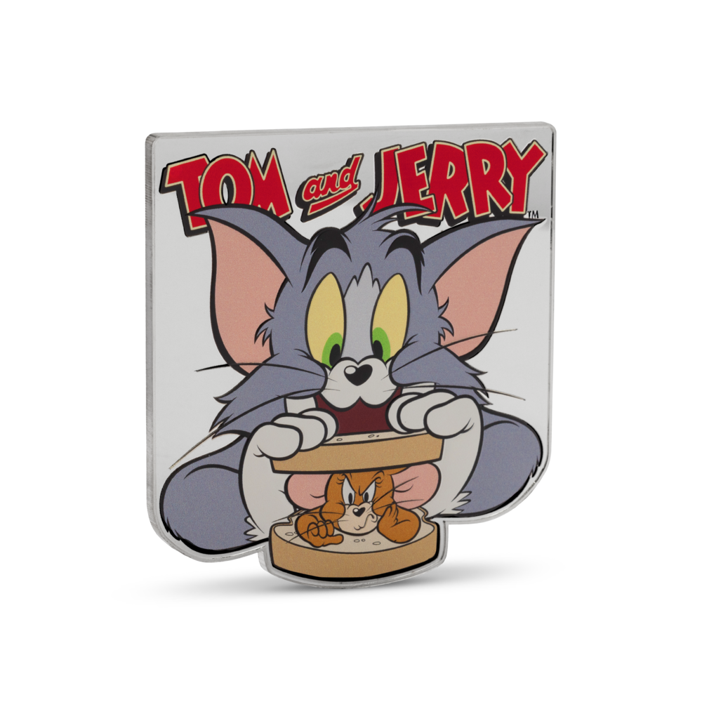 Tom and Jerry™ 85th Anniversary 5 Oz Silver Coin