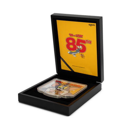 Tom and Jerry™ 85th Anniversary 5 Oz Silver Coin