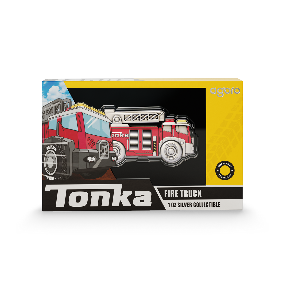 Tonka Fire Truck 1 Oz Silver Collectible Coin Agoro