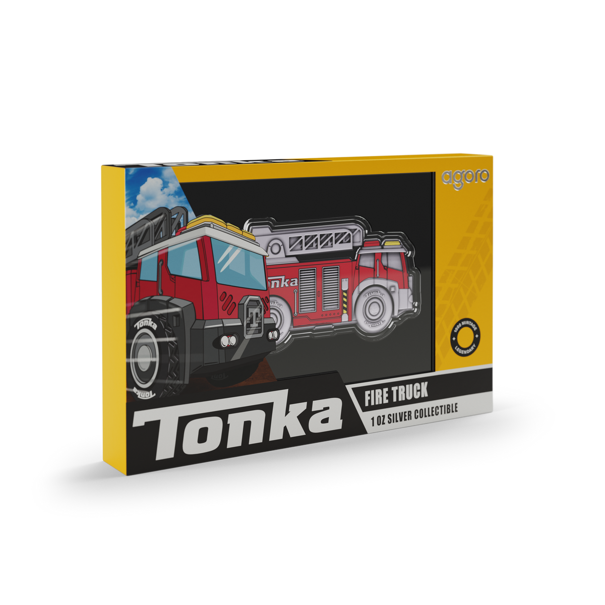 Tonka Fire Truck 1 Oz Silver Collectible Coin Agoro