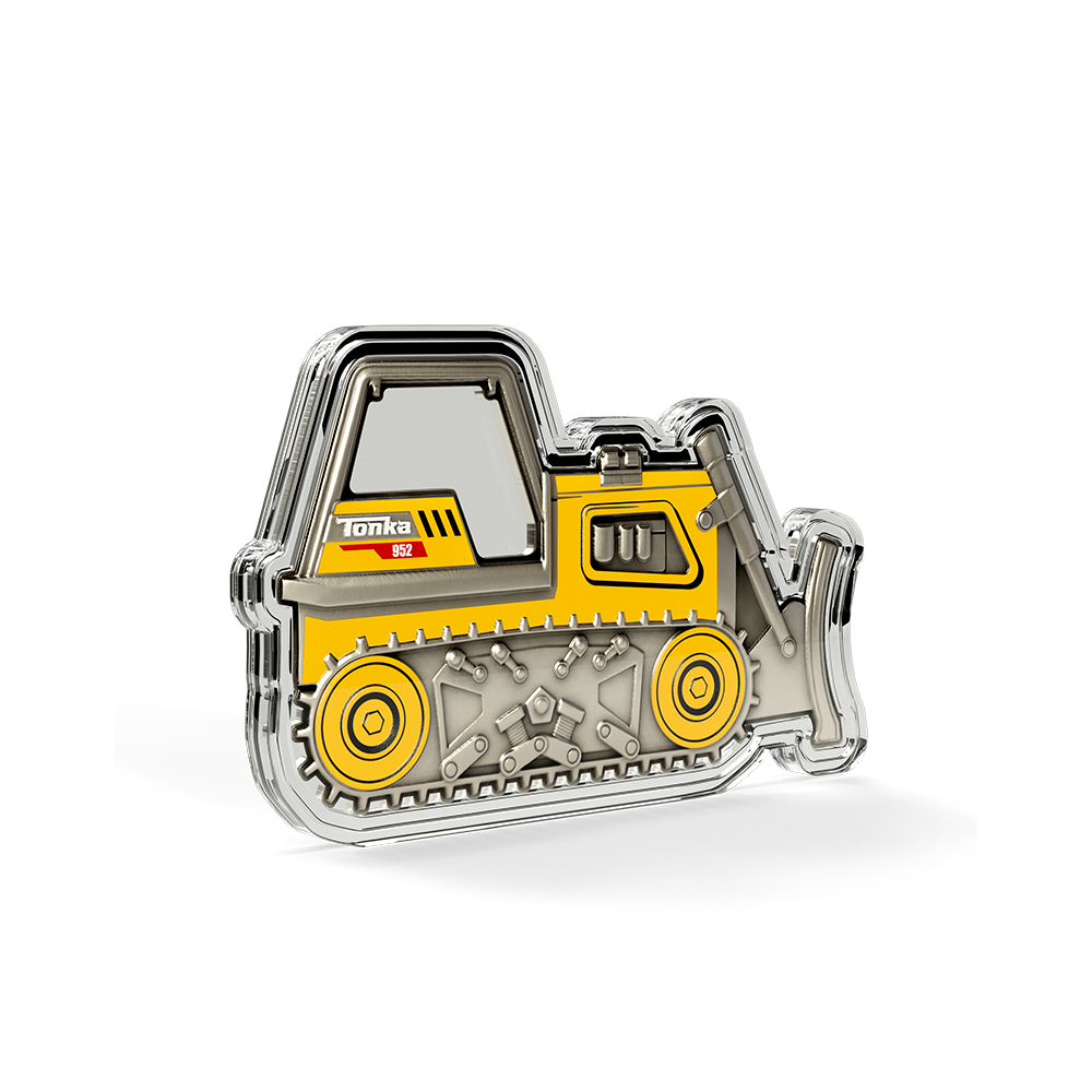 Tonka Bulldozer 1 Oz Silver Collectible Coin Agoro