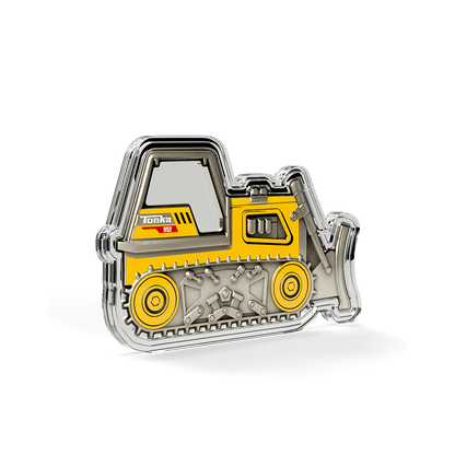 Tonka Bulldozer 1 Oz Silver Collectible Coin Agoro