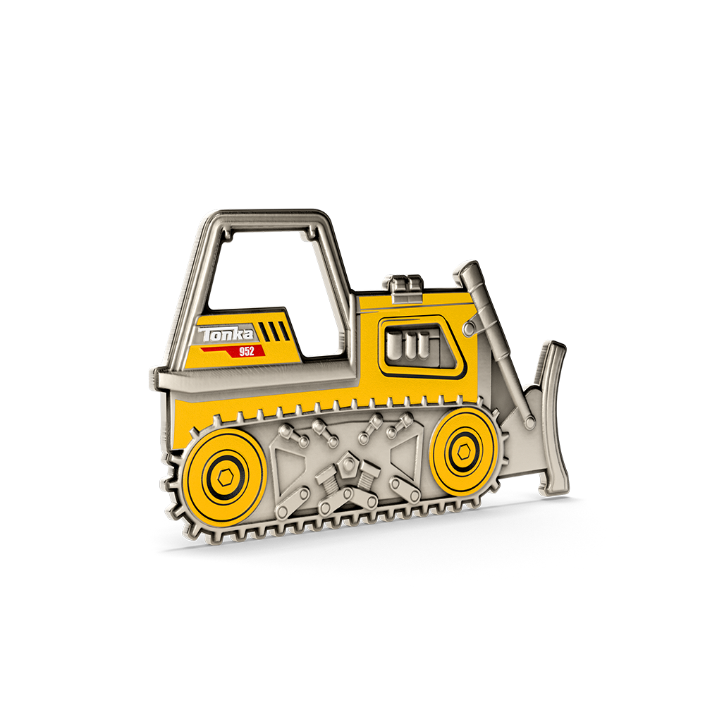 Tonka Bulldozer 1 Oz Silver Collectible Coin Agoro