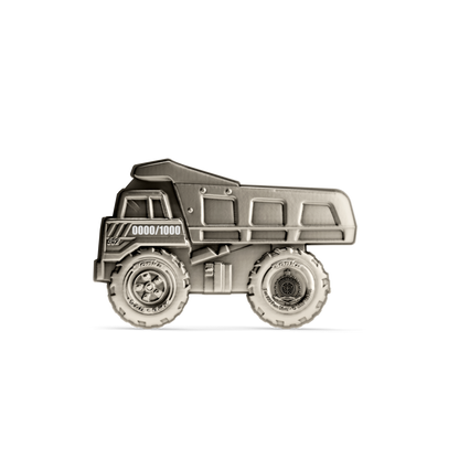 Tonka Dump Truck 1 Oz Silver Collectible Coin