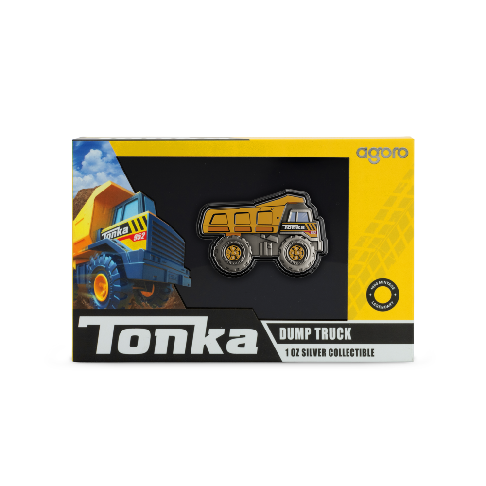 Tonka Dump Truck 1 Oz Silver Collectible Coin