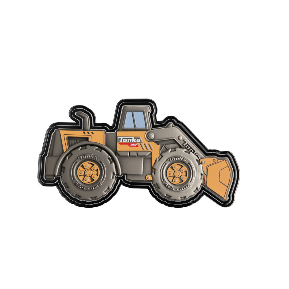 Tonka Front Loader 1 Oz Silver Collectible Coin AGORO