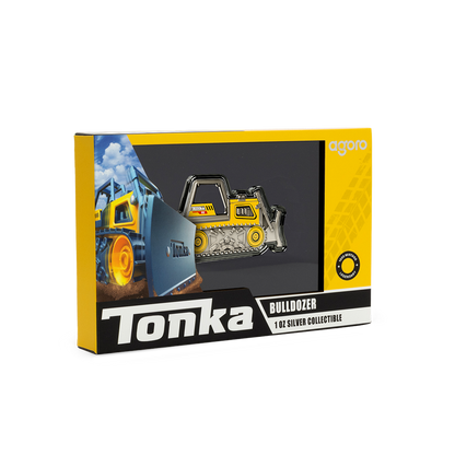 Tonka Bulldozer 1 Oz Silver Collectible Coin Agoro