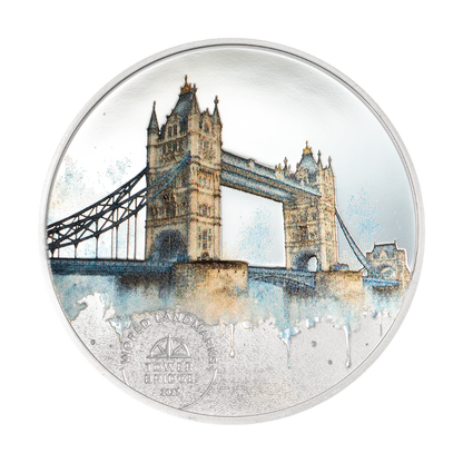Tower Bridge World Landmarks 1/2 Oz Silver Coin 2027 CIT COIN INVEST AG