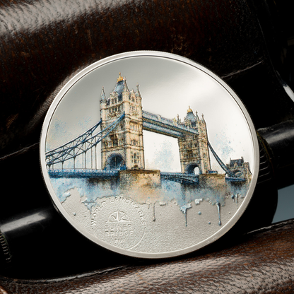 Tower Bridge World Landmarks 1/2 Oz Silver Coin 2027 CIT COIN INVEST AG