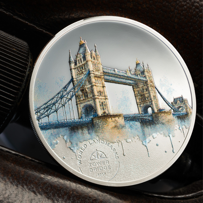Tower Bridge World Landmarks 1/2 Oz Silver Coin 2027 CIT COIN INVEST AG