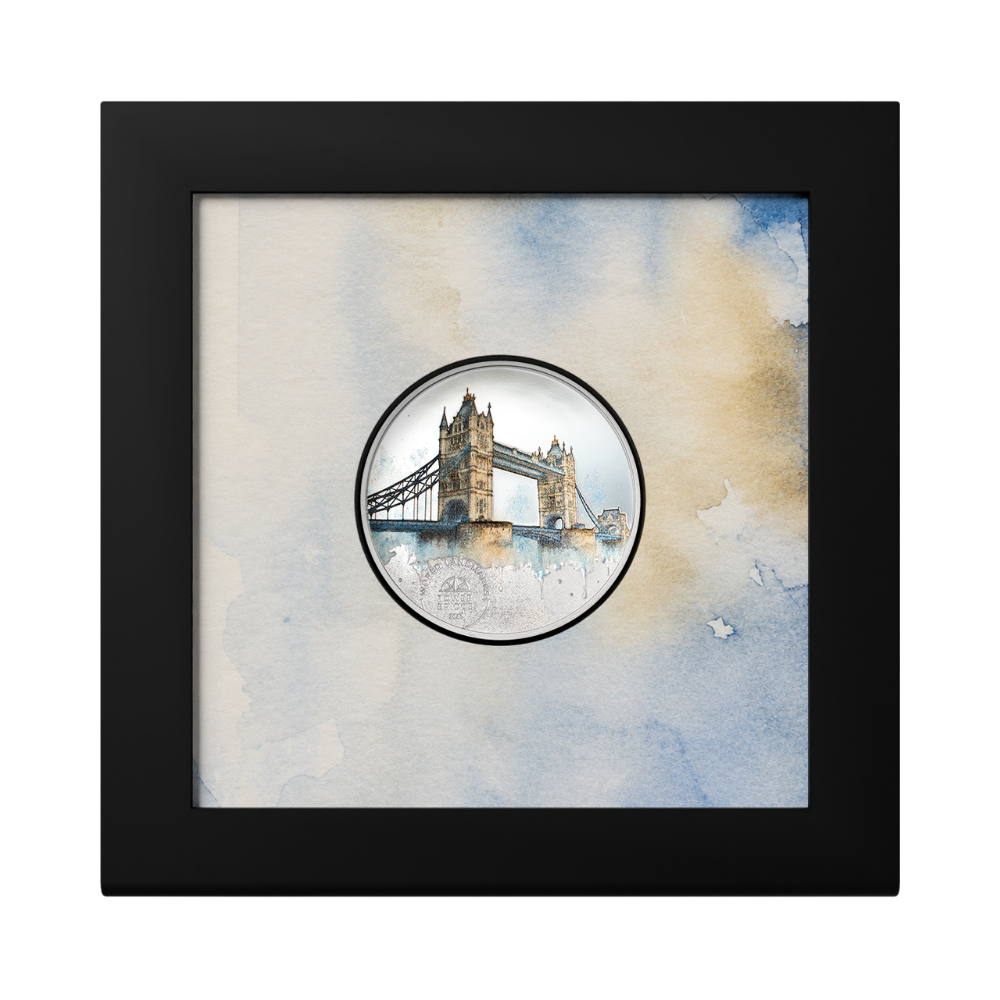 Tower Bridge World Landmarks 1/2 Oz Silver Coin 2027 CIT COIN INVEST AG