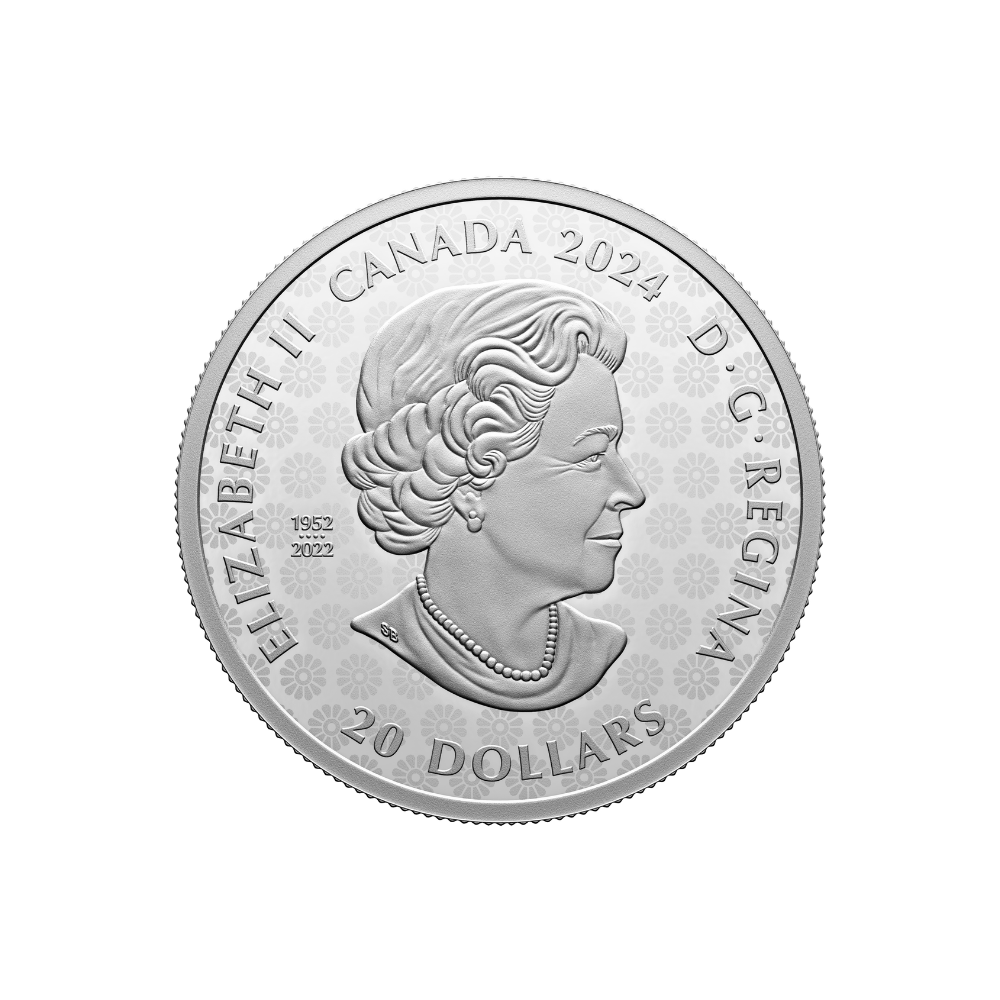 Transcendence and Tranquility Celebrating Canada Diversity 1 Oz Silver Coin $20 Canada 2024