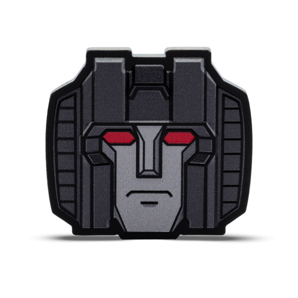 Transformers Heads Starscream Silver Coin