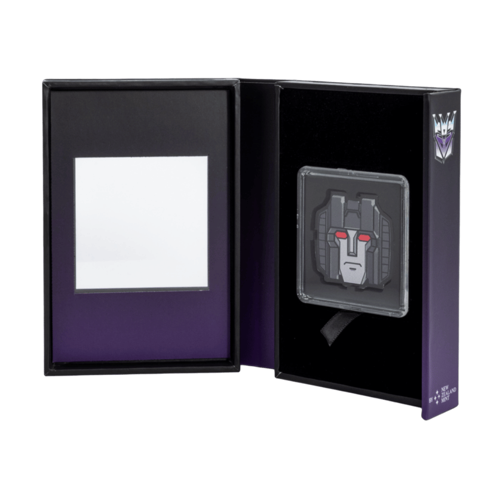 Transformers Heads Starscream Silver Coin