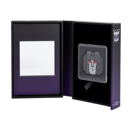Transformers Heads Starscream Silver Coin