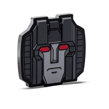 Transformers Heads Starscream Silver Coin