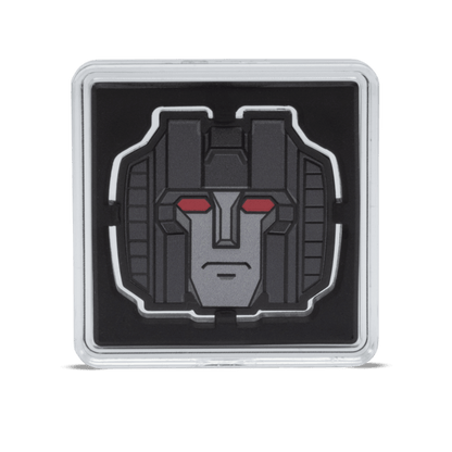 Transformers Heads Starscream Silver Coin