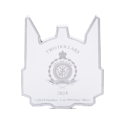 Transformers Heads Optimus Prime Silver Coin - PARTHAVA COIN