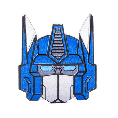 Transformers Heads Optimus Prime Silver Coin - PARTHAVA COIN