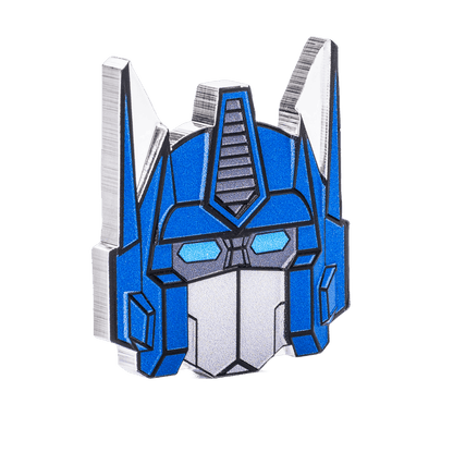 Transformers Heads Optimus Prime Silver Coin - PARTHAVA COIN
