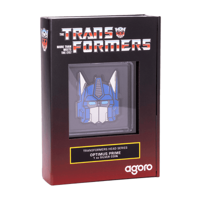 Transformers Heads Optimus Prime Silver Coin - PARTHAVA COIN