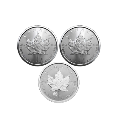 Treasured Maple Leaf: Effigies 3-Coin Set (Premium Bullion)