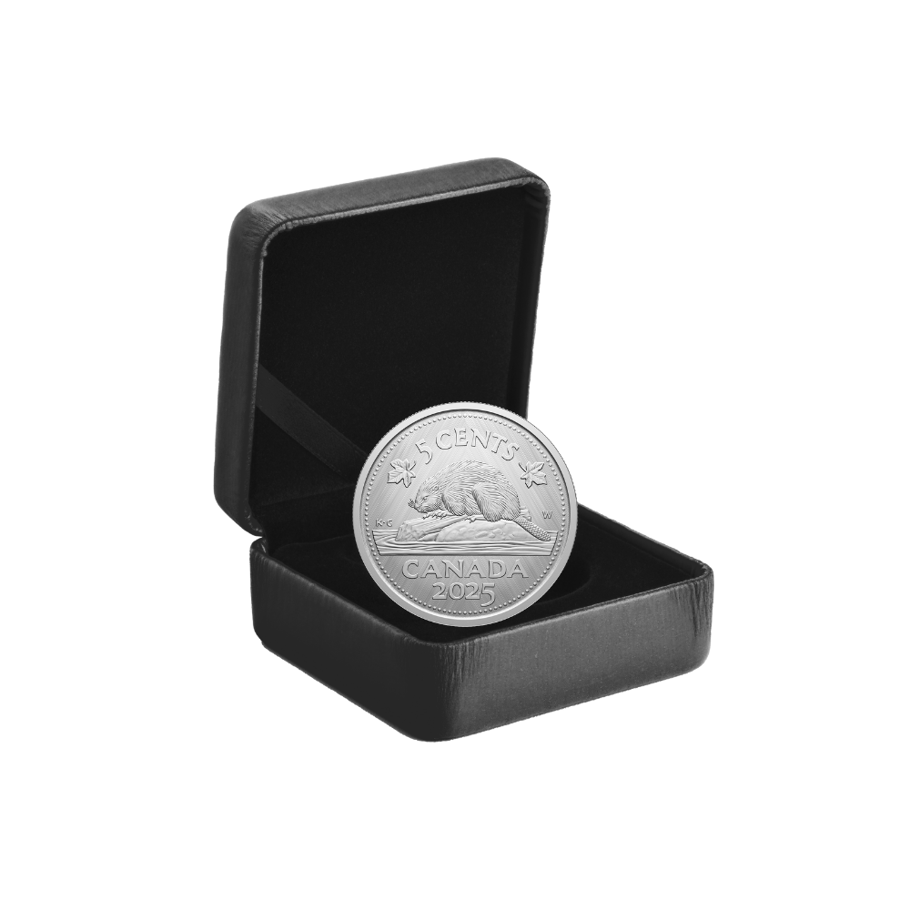 Tribute W Mint Mark Beaver 1 Oz Fine Silver Coin Canada 2025
