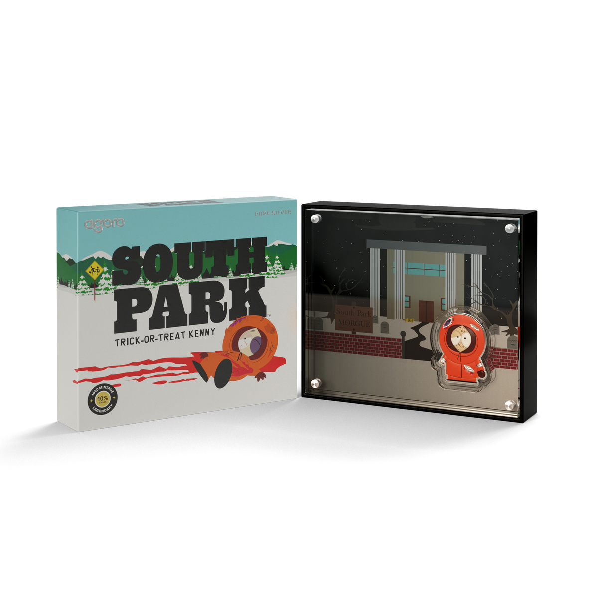 South Park Trick-or-Treat Kenny Silver Collectible agoro