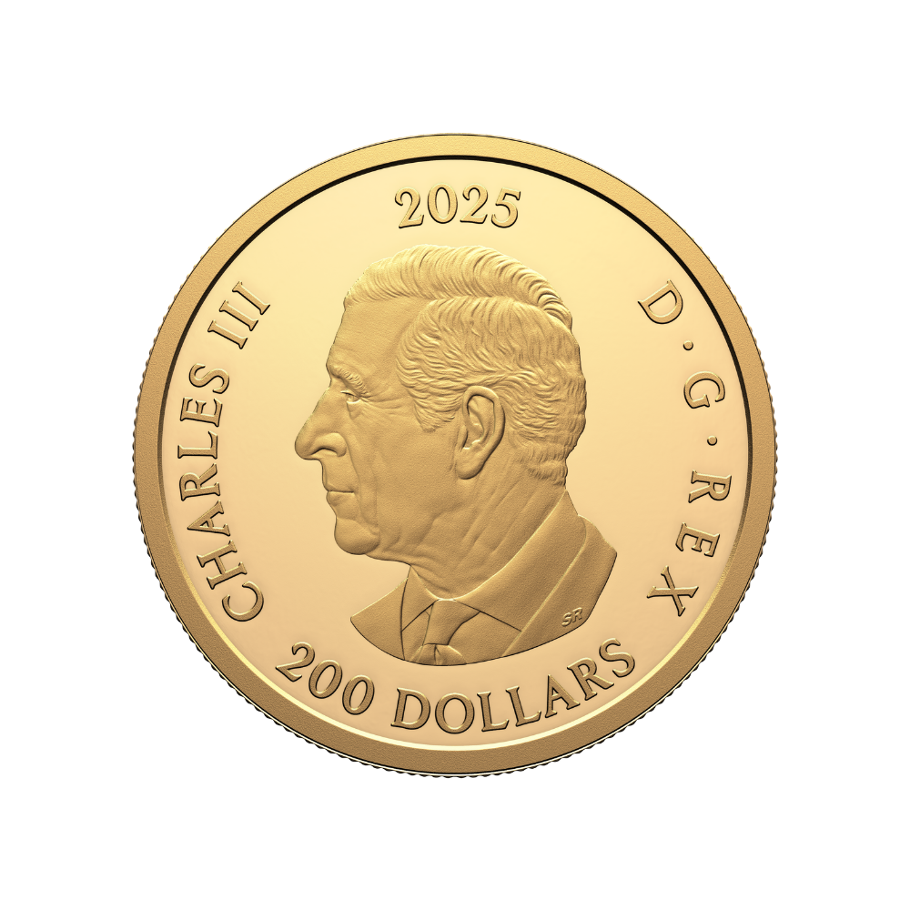 Triple Maple 1 Oz Pure Gold Coin Canada 2025