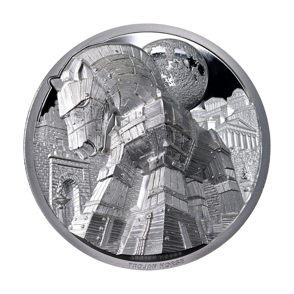 Trojan Horse 5 Oz Silver Coin 2026 Power Coin