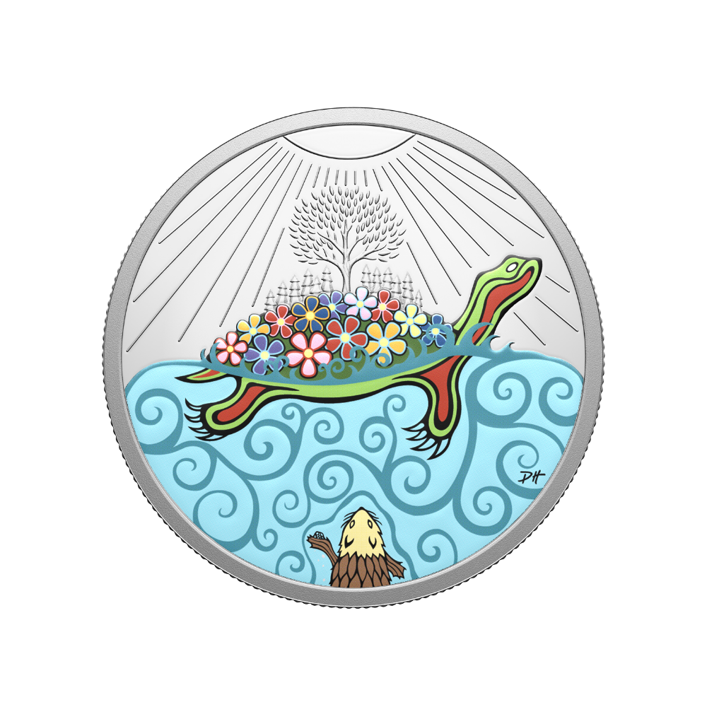 Turtle Island 1 Oz Fine Silver Coin ROYAL CANADIAN MINT
