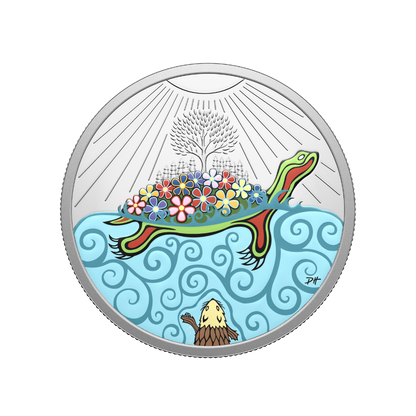 Turtle Island 1 Oz Fine Silver Coin ROYAL CANADIAN MINT