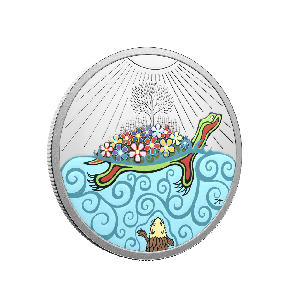 Turtle Island 1 Oz Fine Silver Coin ROYAL CANADIAN MINT