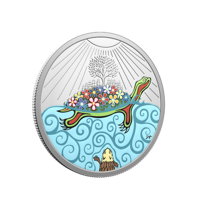 Turtle Island 1 Oz Fine Silver Coin ROYAL CANADIAN MINT