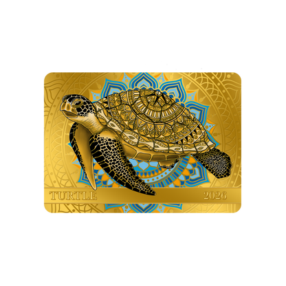 Turtle Spirit Animals Collection 1/200 Oz Gold Coin 2026