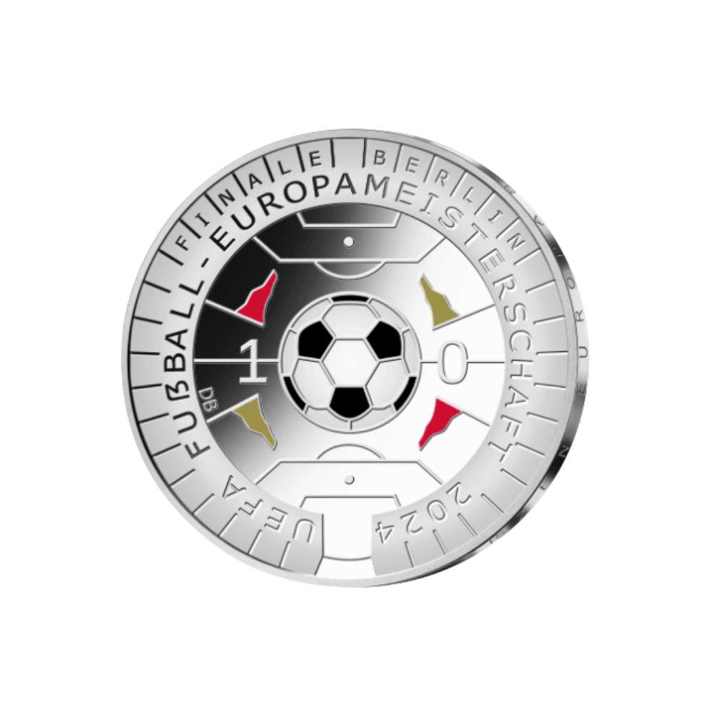 UEFA EURO FOOTBALL Silver Coin €11 Euro Germany 2024