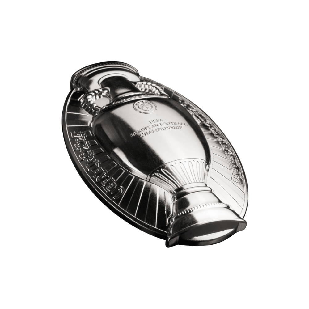 UEFA OFFICIAL TROPHY 3 Oz Silver Coin $10 Solomon Islands 2024