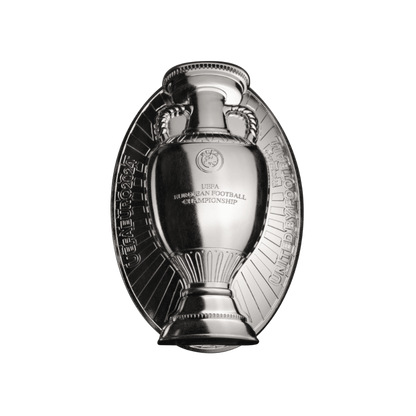 UEFA OFFICIAL TROPHY 3 Oz Silver Coin $10 Solomon Islands 2024