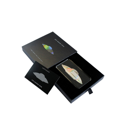 UFO Alien Hologram 1 Oz Silver Coin $2 Solomon Islands 2020