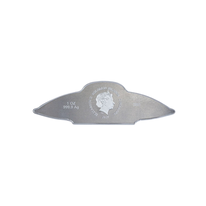 UFO Alien Hologram 1 Oz Silver Coin $2 Solomon Islands 2020