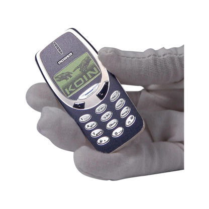 UNBREAKABLE PHONE Colored Gilded TechStalgic 2 Oz Silver Coin $2 Niue 2025