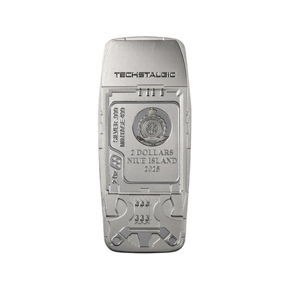 UNBREAKABLE PHONE TechStalgic 2 Oz Silver Coin $2 Niue 2025