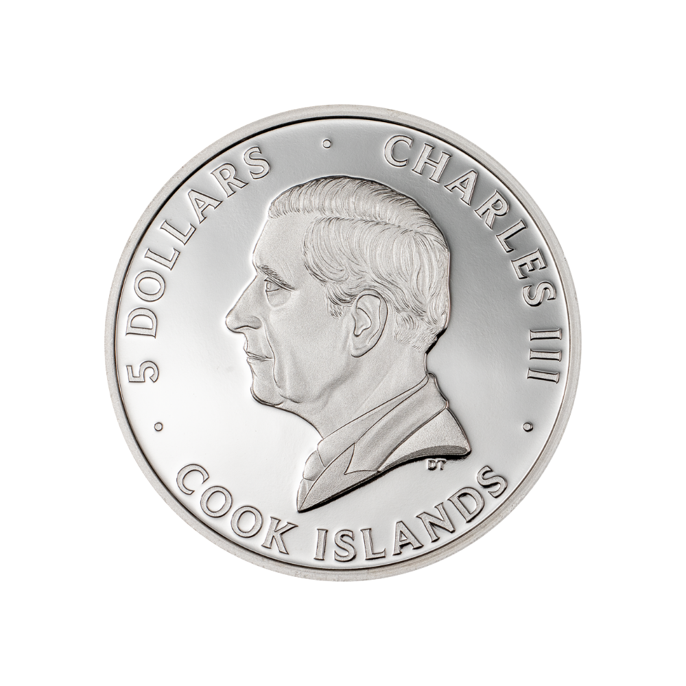 UNDER DOG Underlook 1 Oz Silver Coin $5 Cook Islands 2025