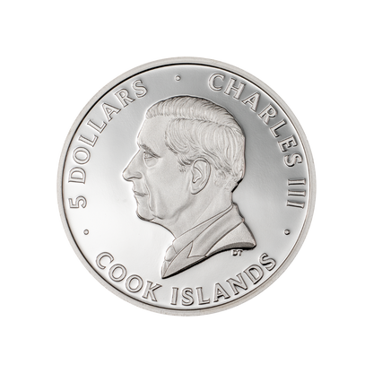 UNDER DOG Underlook 1 Oz Silver Coin $5 Cook Islands 2025