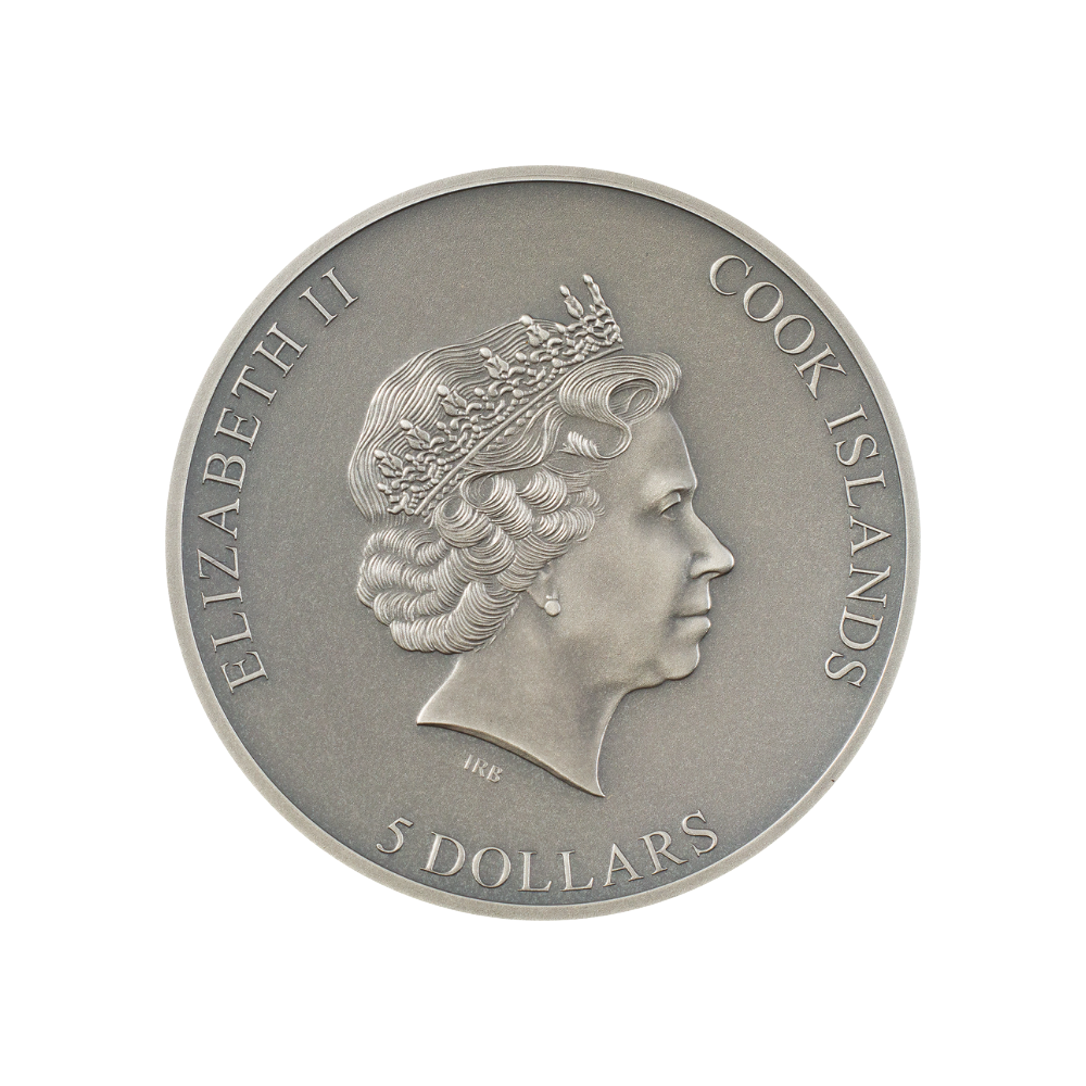 UNTRAPPED 1 Oz Silver Coin $5 Cook Islands 2022