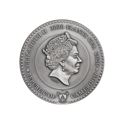 URANUS Planets and Gods 3 Oz Silver Coin 3000 Francs Cameroon 2020