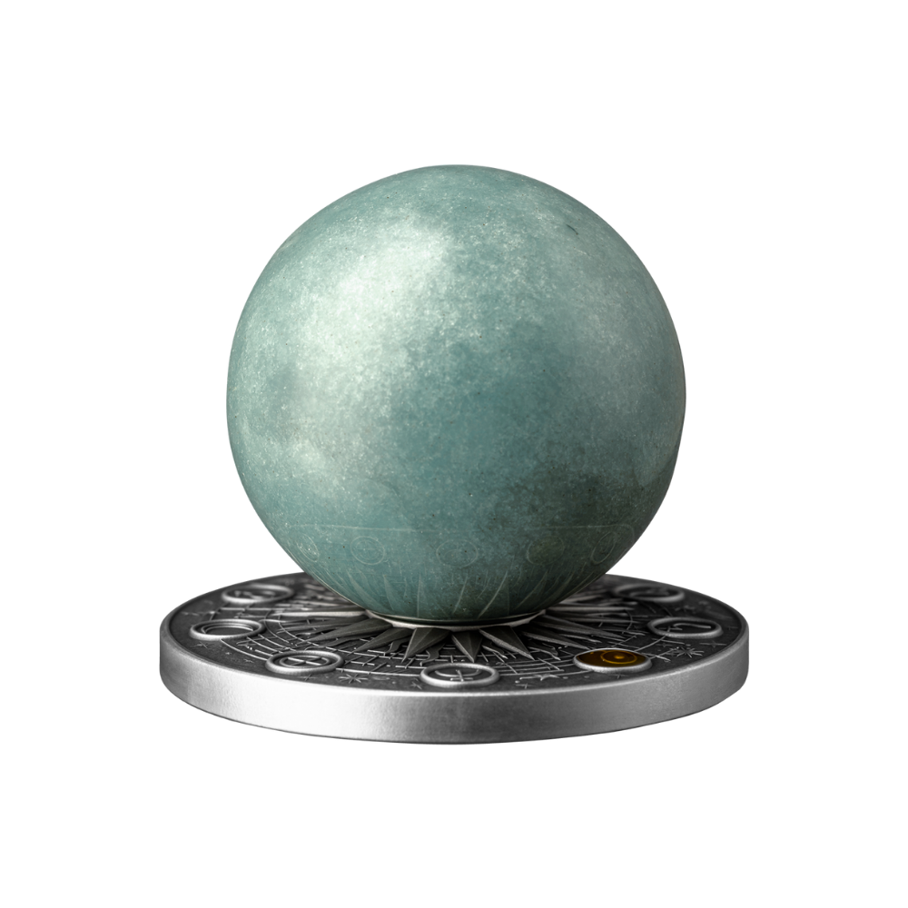 URANUS Solar System 2 Oz Silver Coin 10 Cedis Ghana 2025