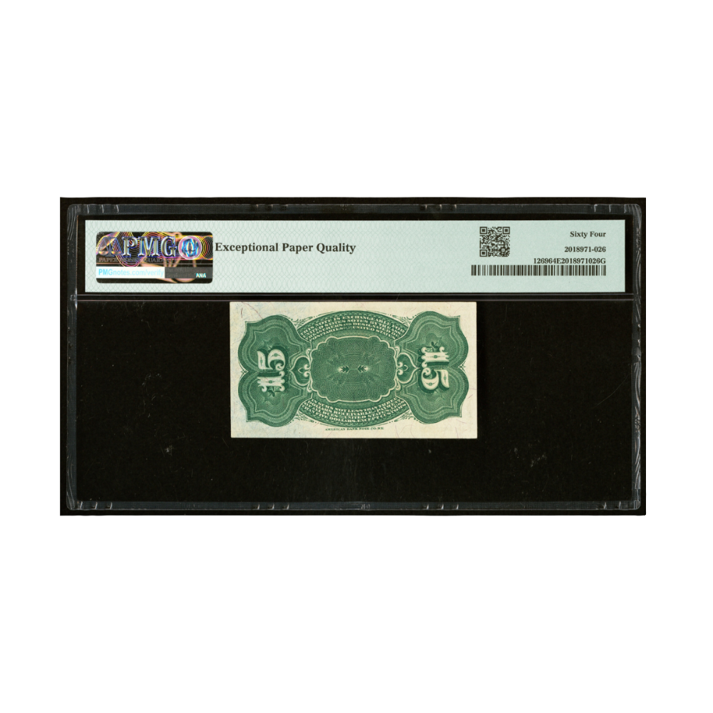 US 15 Cent Fr#1269 Fourth Issue Fractional Currency PMG 64 Choice Uncirculated EPQ